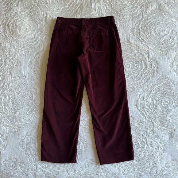 Frank & Eileen - Kinsale Performance Straight Leg Pants - Burgundy - Picture 12 of 14
